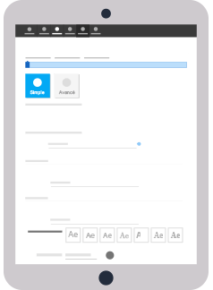 Personnalisation tab