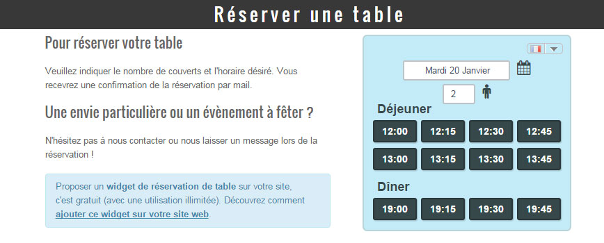 Table guestonline